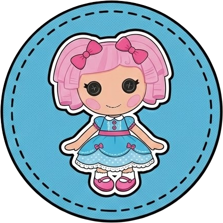 Lalaloopsy doll in blue dress