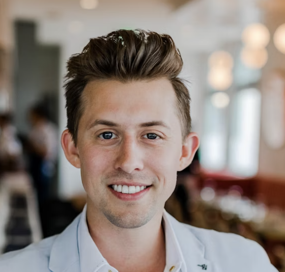 Young man in business casual